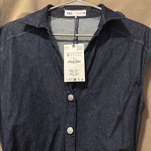 Zara Denim Dress - Picture 2 of 2